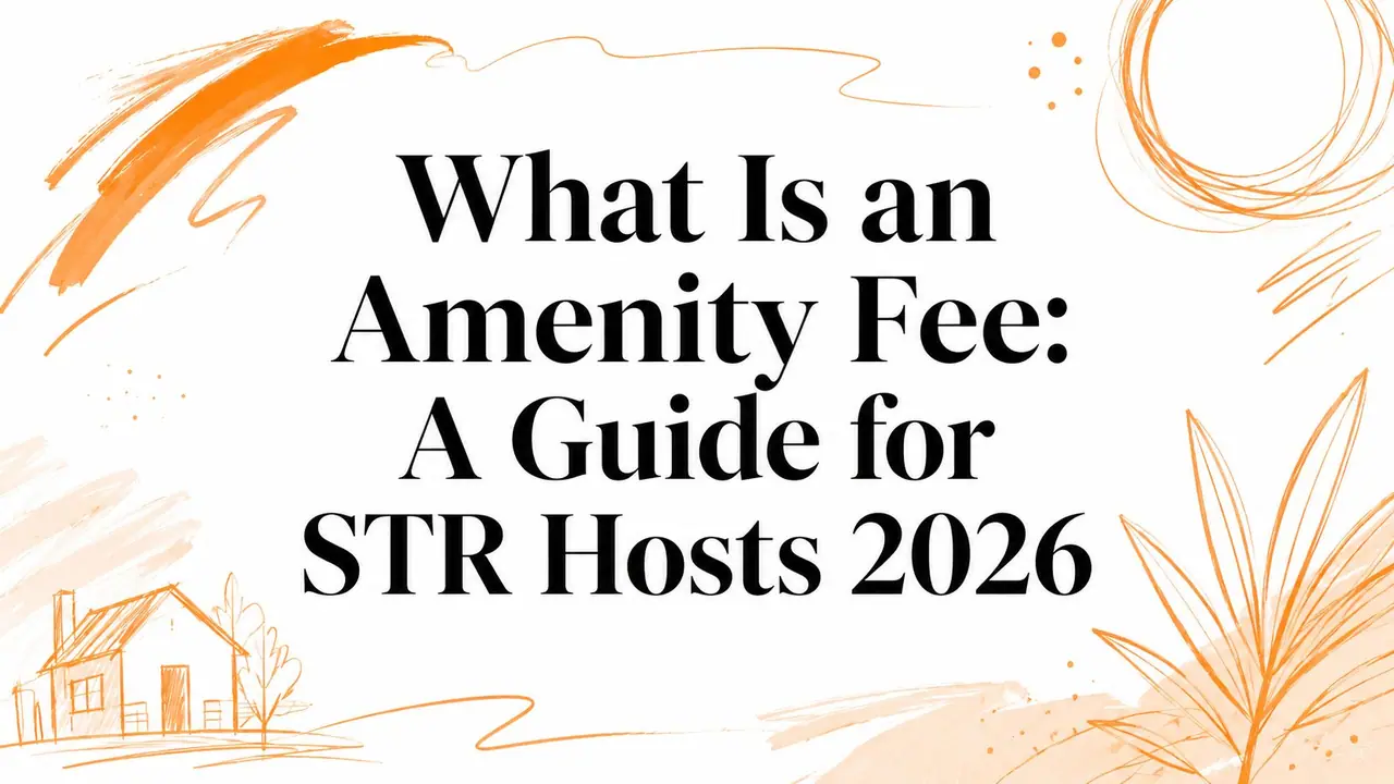 What Is an Amenity Fee: A Guide for STR Hosts 2026