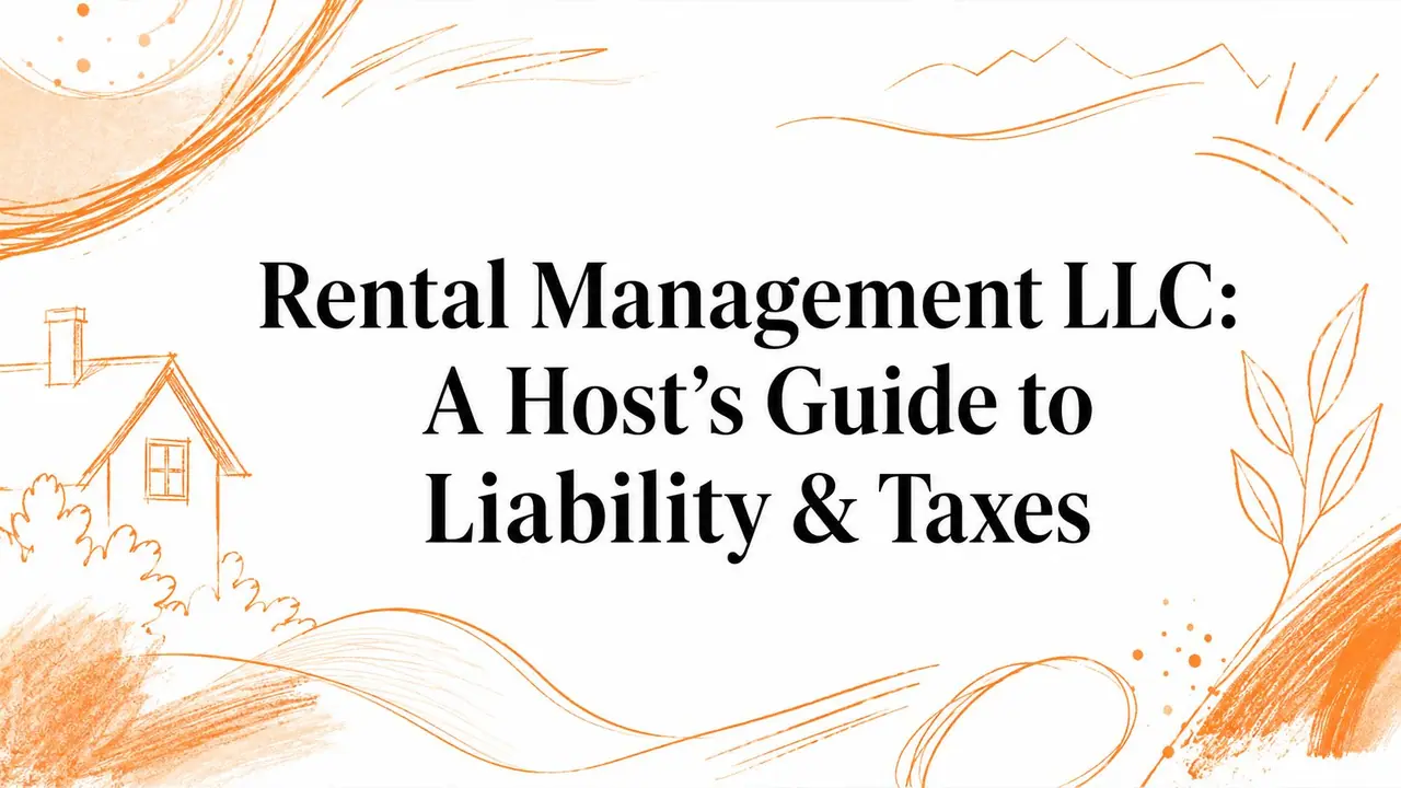 Rental Management LLC: A Host's Guide to Liability & Taxes