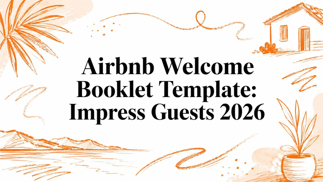 Airbnb Welcome Booklet Template: Impress Guests 2026