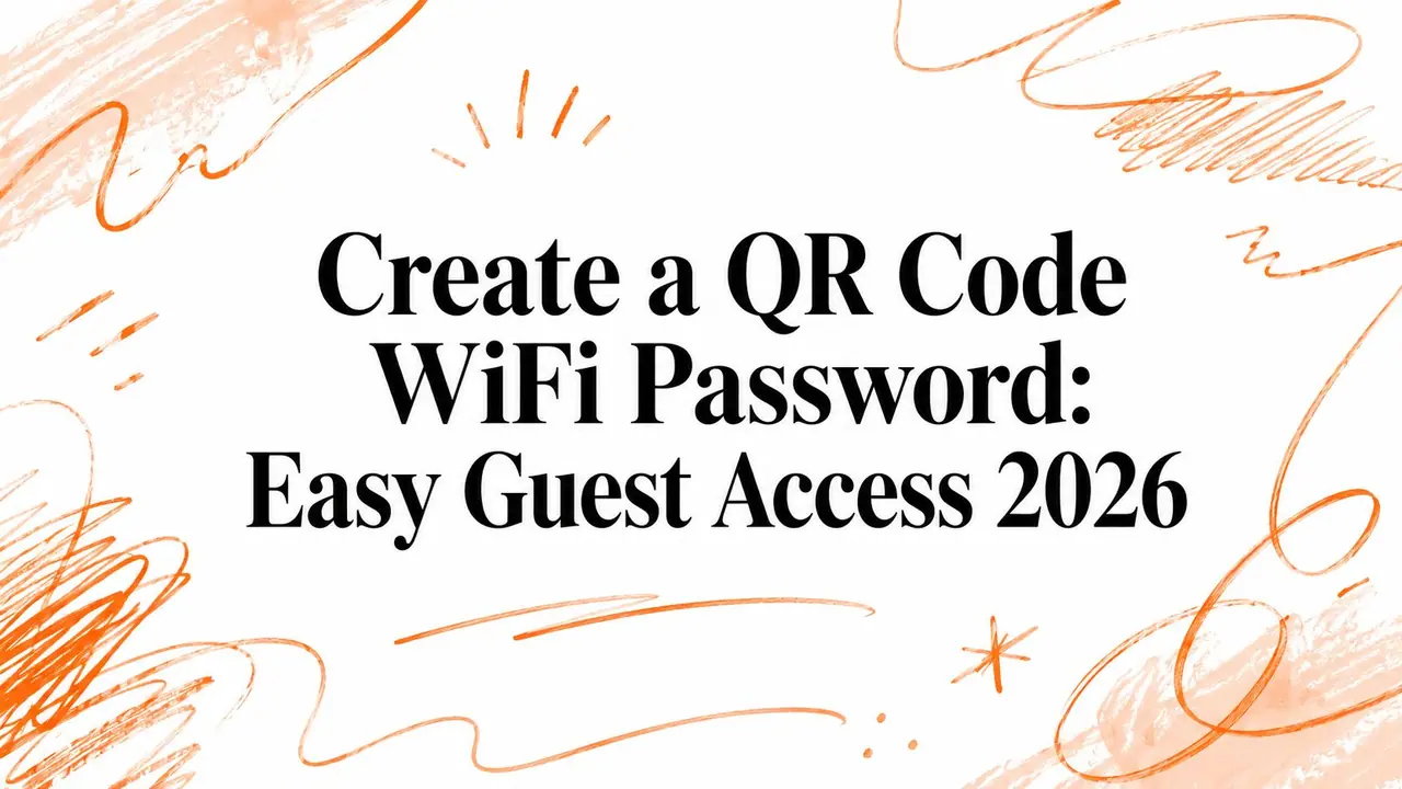 Create a QR Code WiFi Password: Easy Guest Access 2026