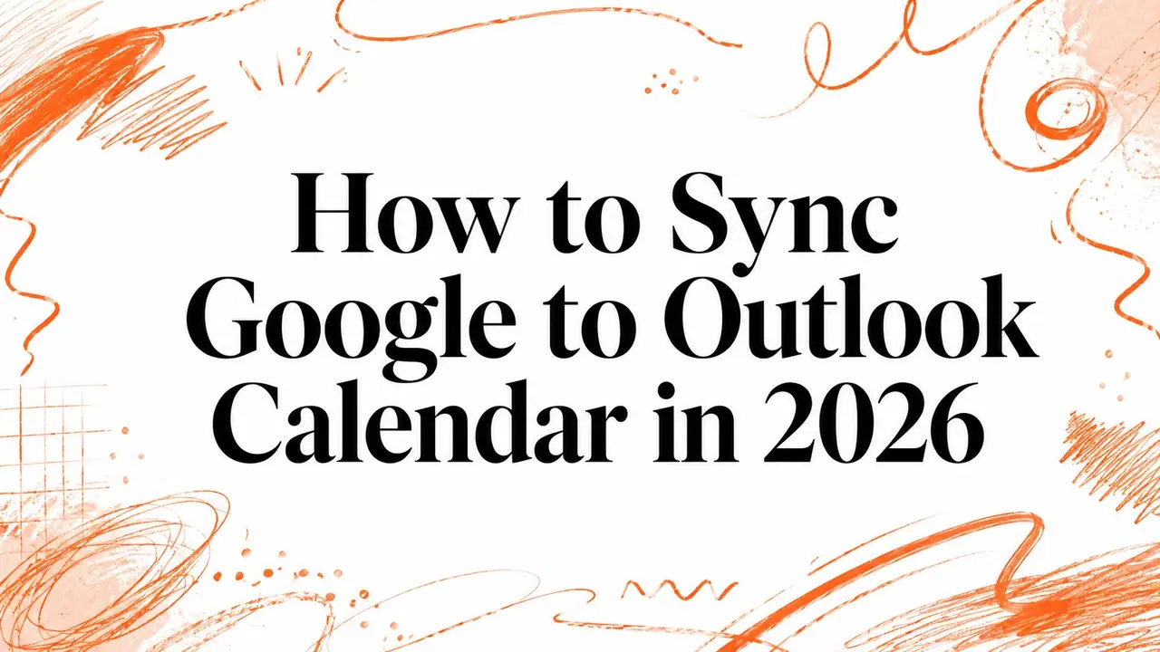 How to Sync Google to Outlook Calendar in 2026