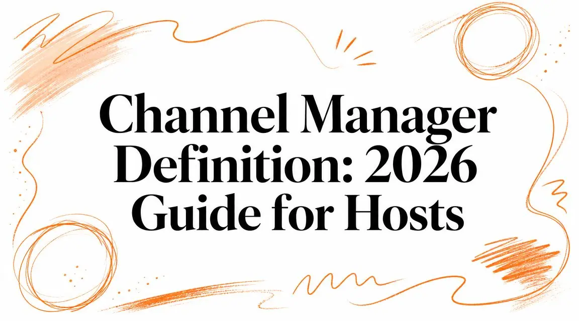 Channel Manager Definition: 2026 Guide for Hosts