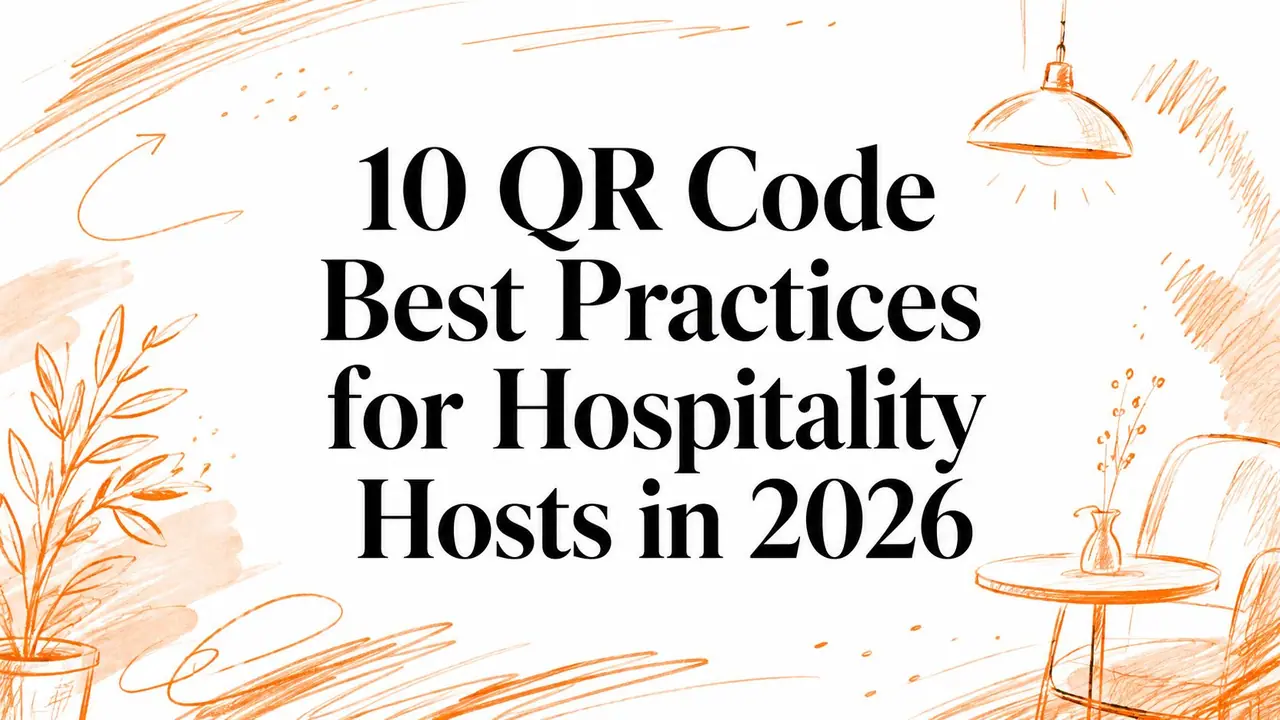 10 QR Code Best Practices for Hospitality Hosts in 2026