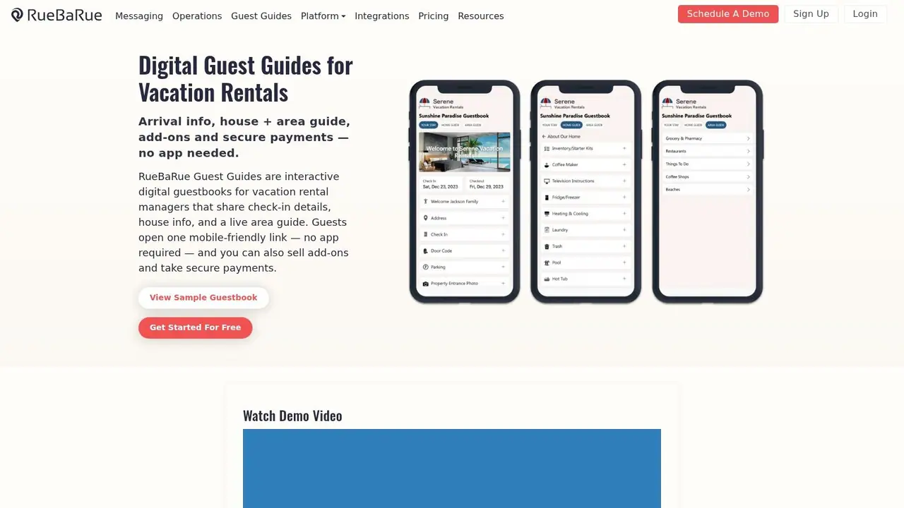 RueBaRue (Digital Guest Guides)