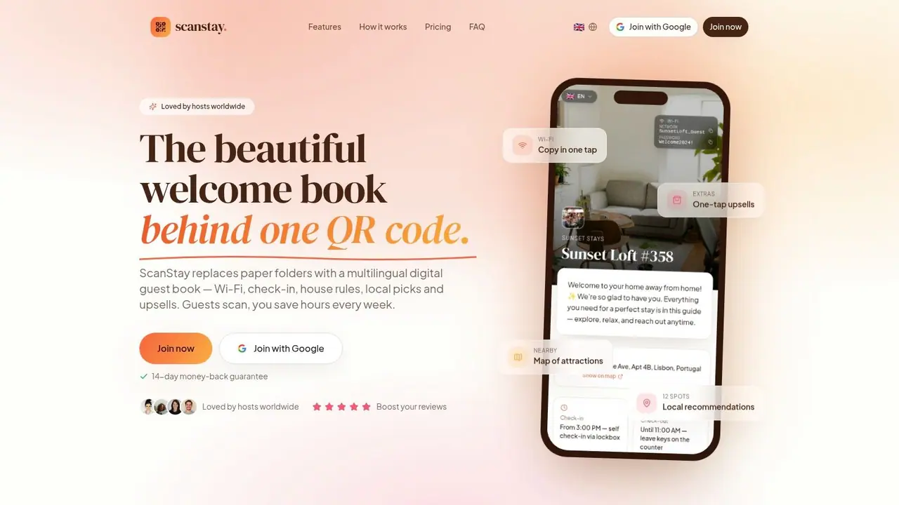 Screenshot from https://scanstay.io