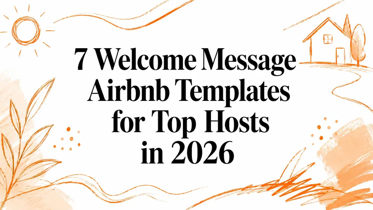 7 Welcome Message Airbnb Templates for Top Hosts in 2026